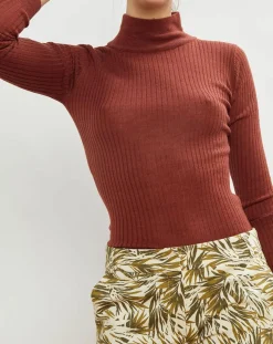 Femme La Petite Francaise Pulls^Pull en Laine mélangée Prestige noisette