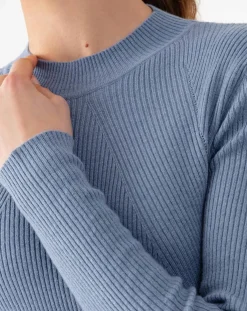 Femme Indies Pulls^Pull en Laine mélangée Talitha bleu