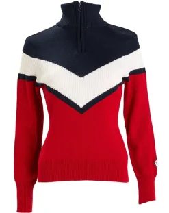 Pull en Laine mélangée Teilla rouge-Degré 7
