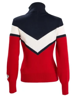 Pull en Laine mélangée Teilla rouge-Degré 7