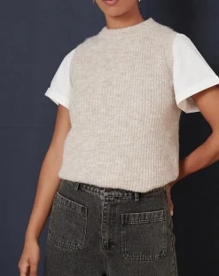 Pull en Laine mélangée Tiny écru-Garance Paris Discount