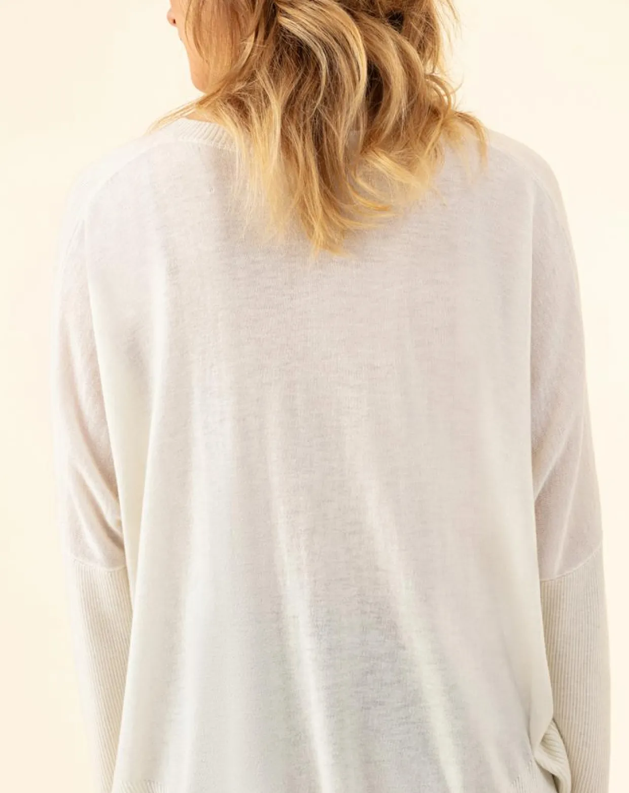 Pull en Laine mélangée Tobby écru-Indies New