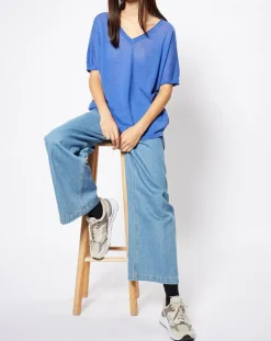 Femme Maison Anje Pulls^Pull en Lin & Coton Lelena greek