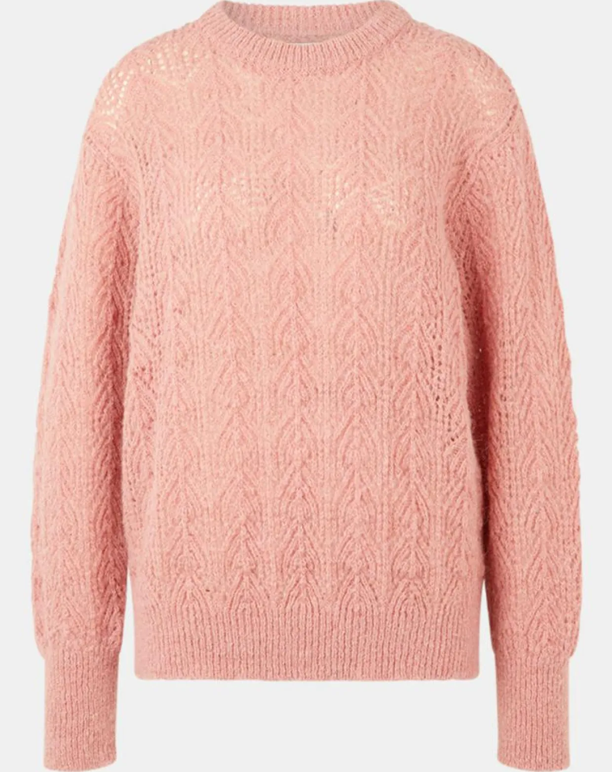 Femme Galeries Lafayette Pulls^Pull en Maille pointelle mousseuse vieux rose