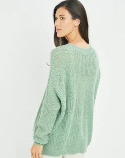 Femme Lauren Vidal Pulls^Pull en Mohair mélangé Anouk vert