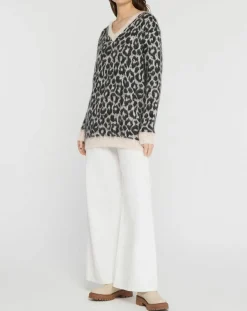 Pull en Mohair mélangé Fiumana écru-MaxMara Studio Sale