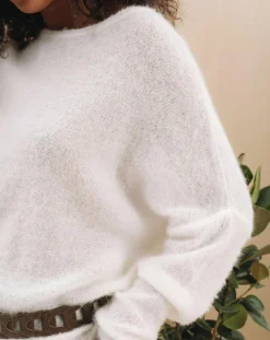 Femme Lauren Vidal Pulls^Pull en Mohair mélangé Milane écru