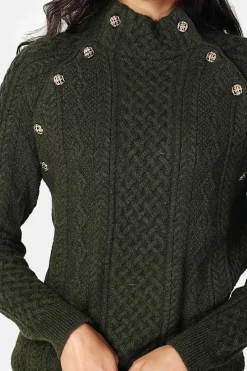 Pull Encolure montante kaki-Assuili Clearance