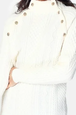 Pull Encolure montante naturel-Assuili Outlet