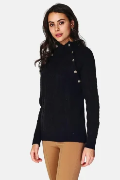 Femme Assuili Sweats^Pull Encolure montante noir