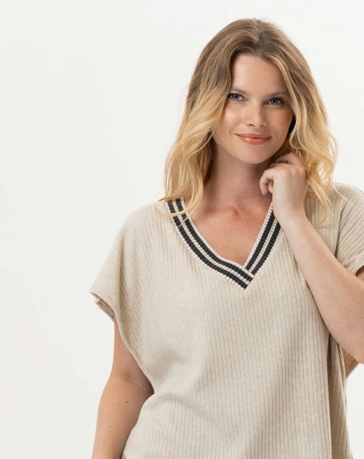 Femme Le Chat Pulls^Pull Esmée beige