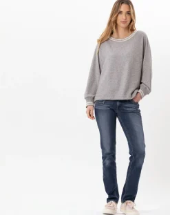 Femme Le Chat Pulls^Pull Esmée gris chiné