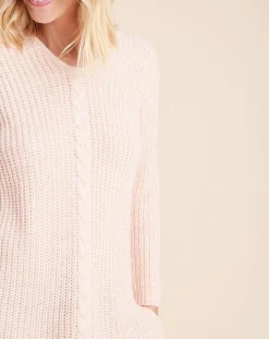 Pull Essentiel rose poudré-Le Chat Outlet
