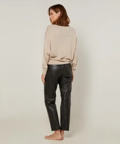 Pull Eugène en Laine mélangée beige-Rodier Clearance