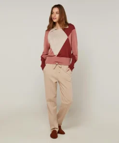 Pull Eugénie en Laine mélangée beige/rose-Rodier Online