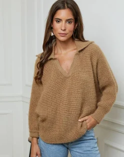 Femme L'Armoire de Suzette Pulls^Pull Eva camel