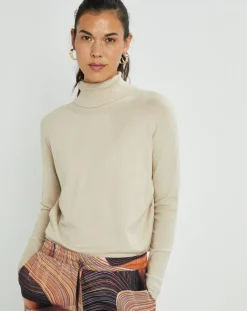 Pull fin Anouk beige-Lauren Vidal Discount