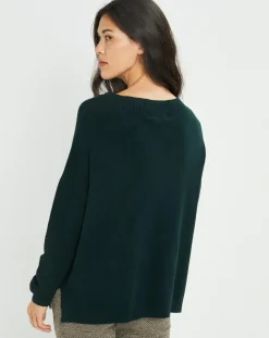 Femme Lauren Vidal Pulls^Pull fin Cosy sauge