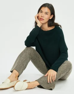 Femme Lauren Vidal Pulls^Pull fin Cosy sauge