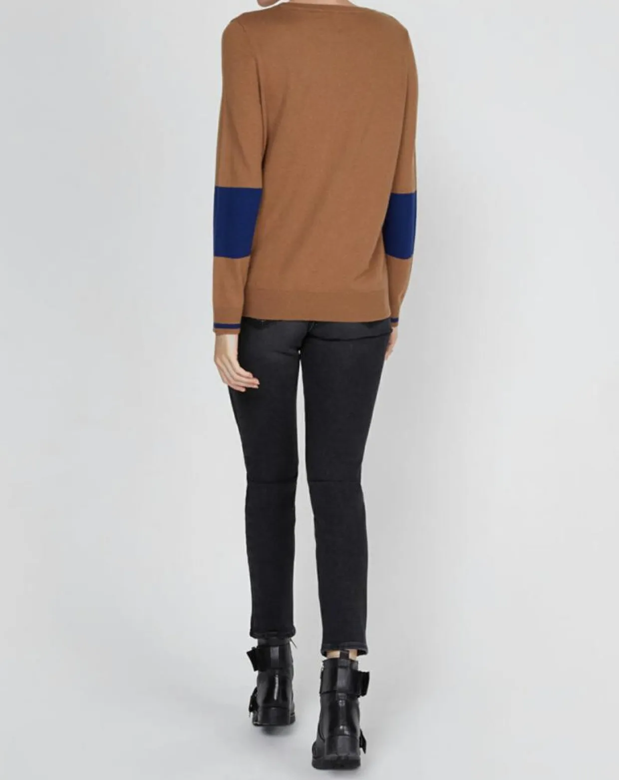 Pull fin en Laine & Cachemire mélangés Stokholm Klook camel-Marc O'Polo