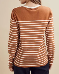 Pull fin Toulouse camel-Chloé Stora Outlet