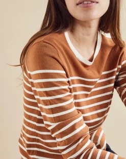 Pull fin Toulouse camel-Chloé Stora Outlet