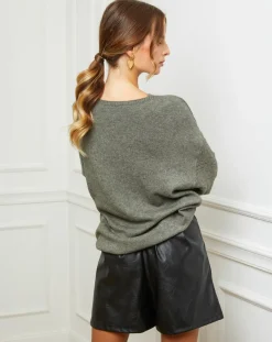 Pull Gabriella kaki-Fleur de cachemire Best