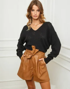Femme Fleur de cachemire Pulls^Pull Gabriella noir