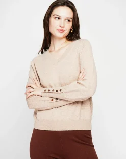 Femme Cachemire & Jo Pulls^Pull Heloise nougat
