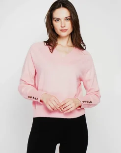 Femme Cachemire & Jo Pulls^Pull Heloise rose barby