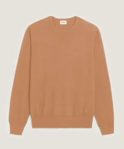 Pull Hubert 100% Laine marron camel-Rodier Outlet
