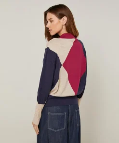 Femme Rodier Pulls^Pull Hughette en Laine mélangée rouge grenat