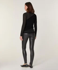 Pull Igwen en Laine mélangé noir-Rodier Sale