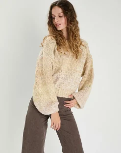 Femme The Korner Pulls^Pull Jade beige/blanc