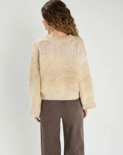 Femme The Korner Pulls^Pull Jade beige/blanc