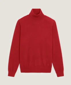 Homme Rodier Pulls^Pull Jules 100% Laine rouge
