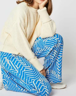 Pull Julie en Laine mélangée écru-An'ge Discount
