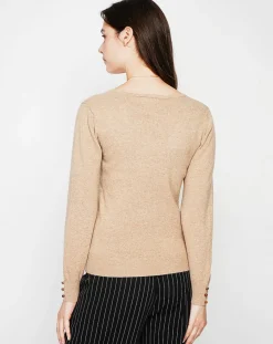 Pull Juliette nougat-Cachemire & Jo Sale