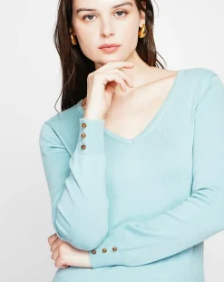 Pull Juliette turquoise-Cachemire & Jo Online