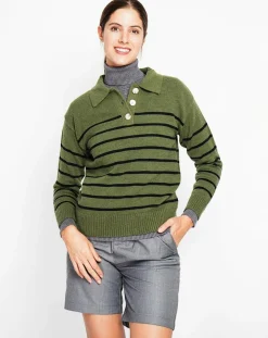 Pull Justine kaki-Assuili