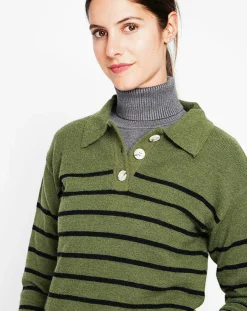 Pull Justine kaki-Assuili