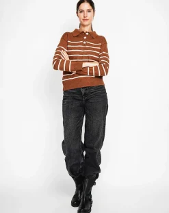 Pull Justine marron-Assuili New
