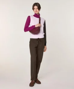 Femme Rodier Pulls^Pull Klarys 100% Laine col roulé multicolore rose pâle