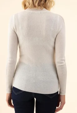 Femme Bleu Blanc Rouge Pulls^Pull Koss ecru