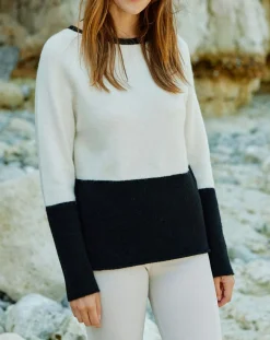 Pull Léa écru/noir-Lauren Vidal Online