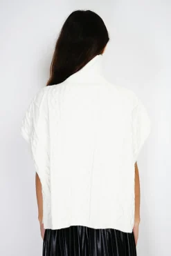 Femme C&Jo Pulls^Pull large à capuche en Cachemire mélangé naturel