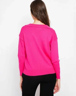 Pull Laurence fushia-Assuili