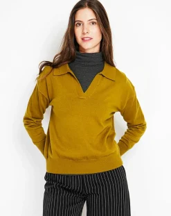 Femme Assuili Pulls^Pull Laurence vert olive