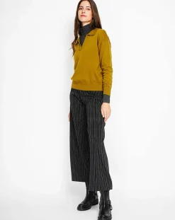 Femme Assuili Pulls^Pull Laurence vert olive