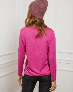 Pull Laury fushia-Fleur de cachemire Clearance